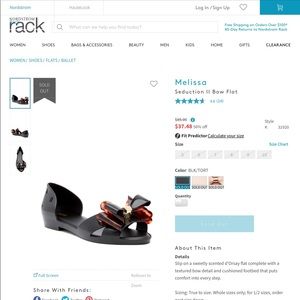 Melissa Seduction II Bow Flat